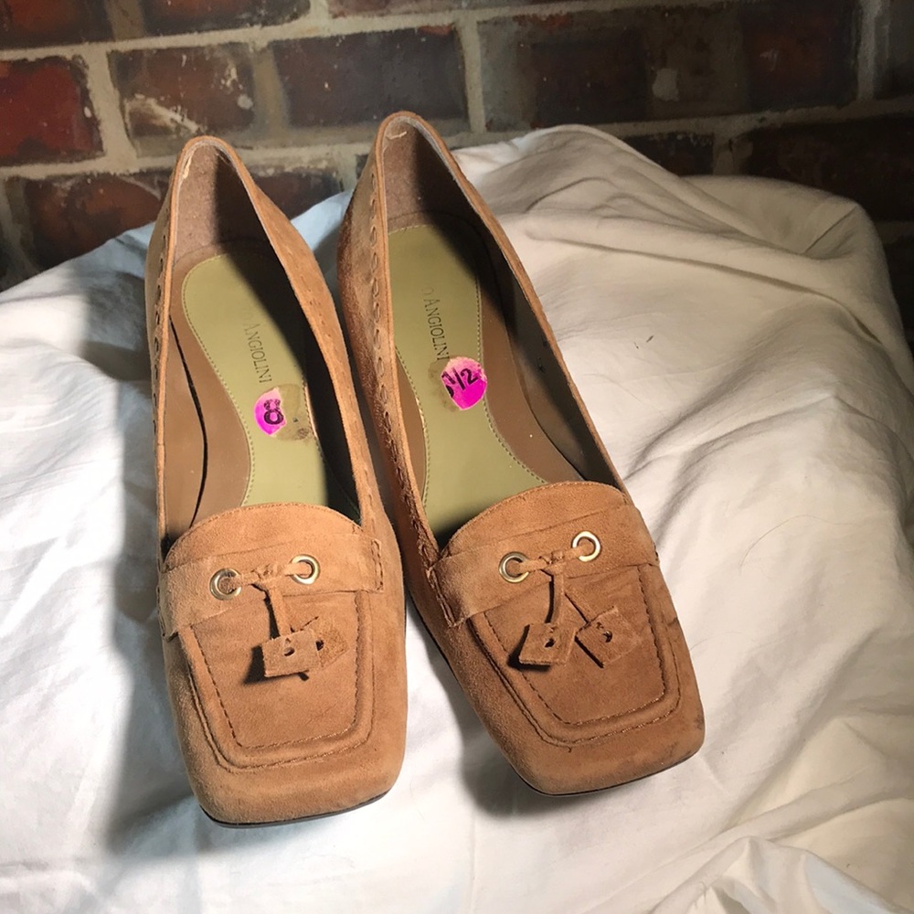 Enzo Angiolini suede flats